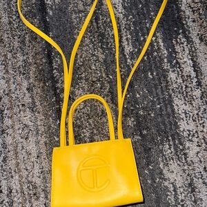 Telfar Yellow Mini Bag